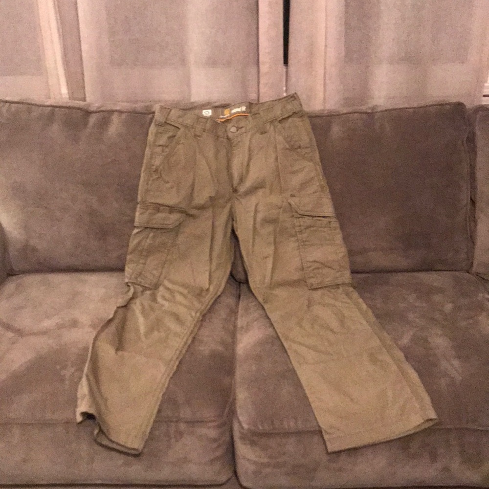 Brand new.  Never worn Carhartt relax fit pants